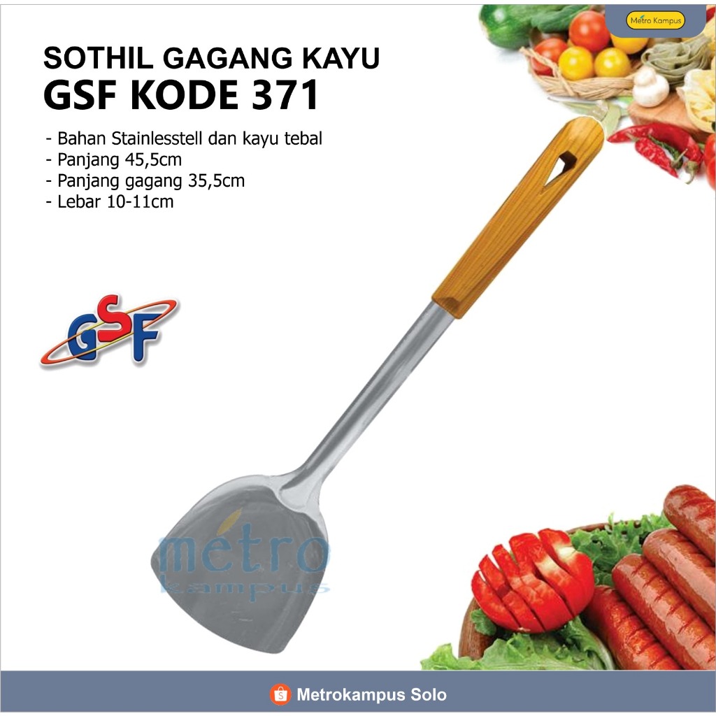 Sothil Stainless Gsf 371 / Spatula Sutil Serbaguna