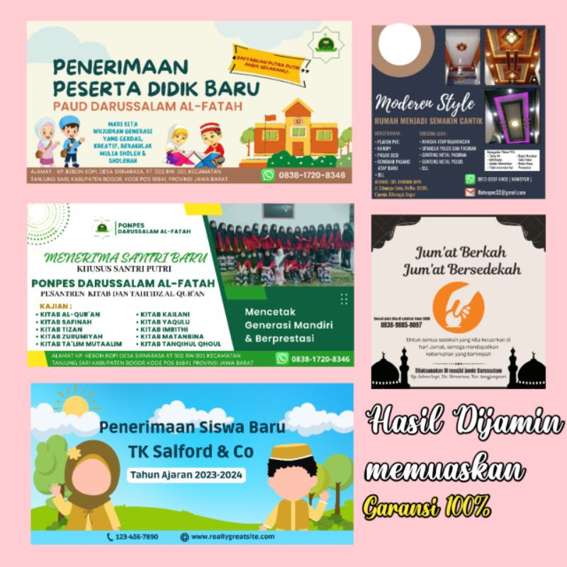 JASA PEMBUATAN LOGO/PAMFLET/POSTER BERGARANSI