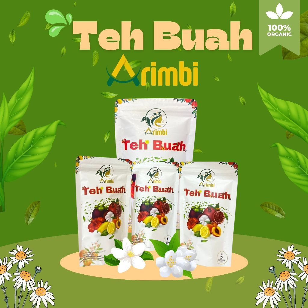 

TEH BUAH ARIMBI, TEH DAUN HIJAU, TEH RASA BUAH, TEH RASA BUNGA, TEH HERBAL, TEH SIAP SEDUH, TEH SEHAT, MINUMAN SEHAT, MINUMAN RENDAH GULA, TEH KANTONG, TEH 100% ORIGINAL, Minuman Kesehatan, Minuman Kecantikan