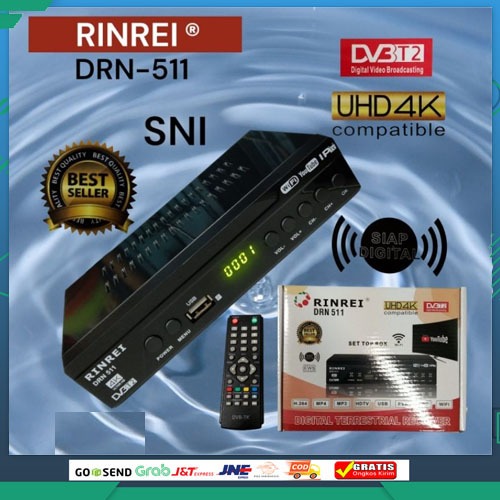 Set Top Box TV Digital Rinrei 511 / STB Rinrei Digital TV DRN-511 DVBT2 PROMO TERMURAH