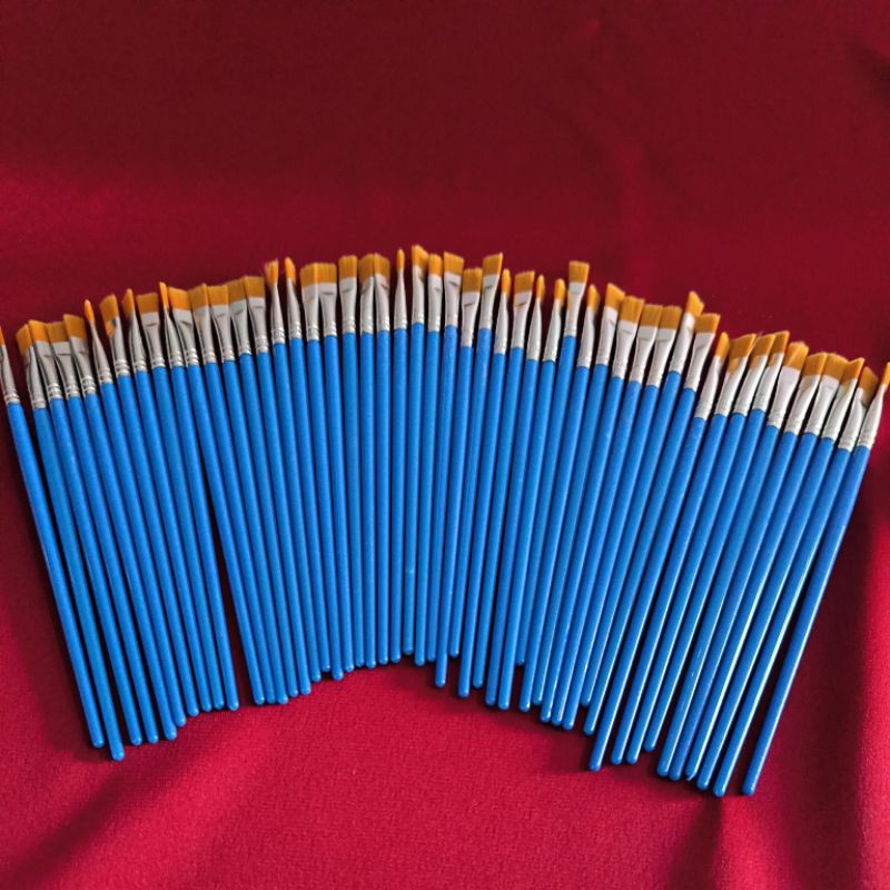 

Kuas Lukis Flat Kuas Nylon Datar