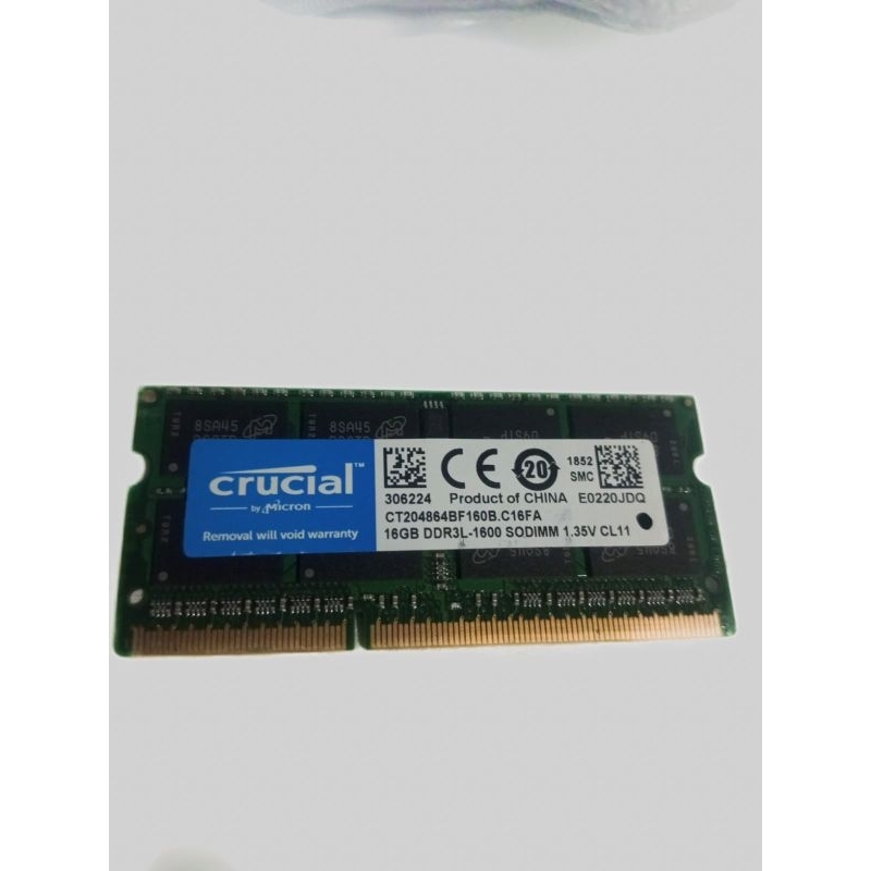 ram laptop Sodimm ddr3L 16gb