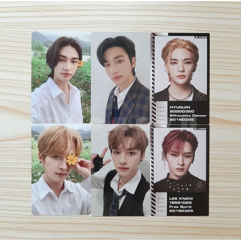 STRAY KIDS LEE KNOW HYUNJIN LIM LIMITED NOEASY POB JYP CHRISTMAS EVEL CE CEVEL ID CARD ODDINARY ODD 