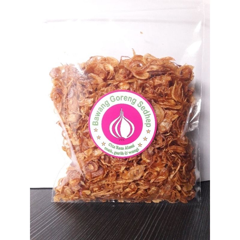 

BAWANG GORENG SEDHEP || kemasan plastik klip || 100 gram