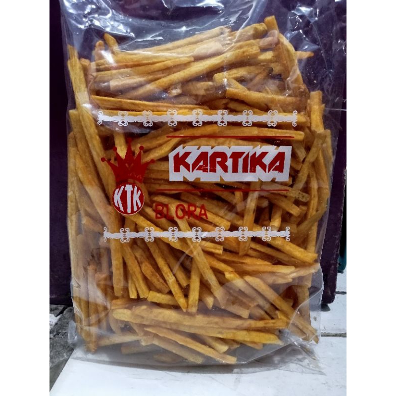 

Cemilan Snack Stik Talas goreng Murah Sehat