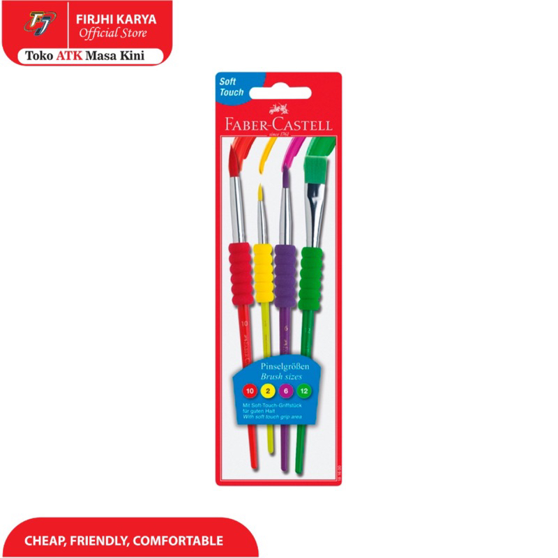 

Grip-Brush Set Colours Faber Castell - Kuas Faber Castell (SET)