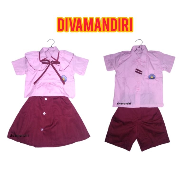 Seragam Anak PAUD/TK Model Korea | Seragam Anak PAUD/TK Polos