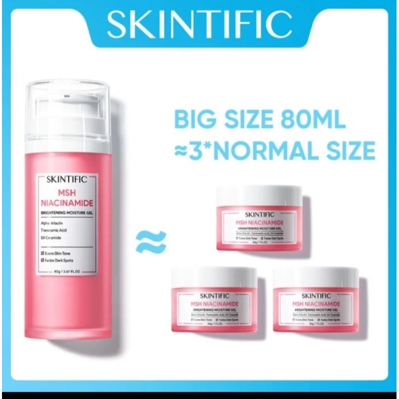 moisturizer skintific pink 80gr ori