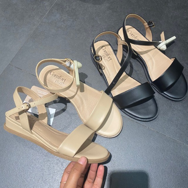 Promo‼️Comfort plus wedges sandal harga normal 379.000