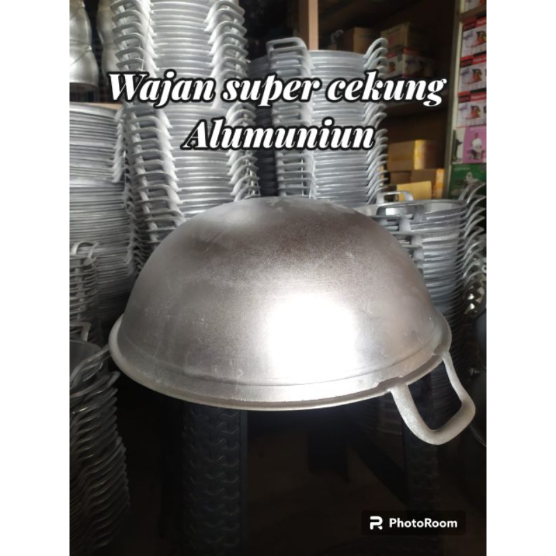 Wajan Katel Cekung No.24 Anti Lengket Bahan Alumunium Tebal
