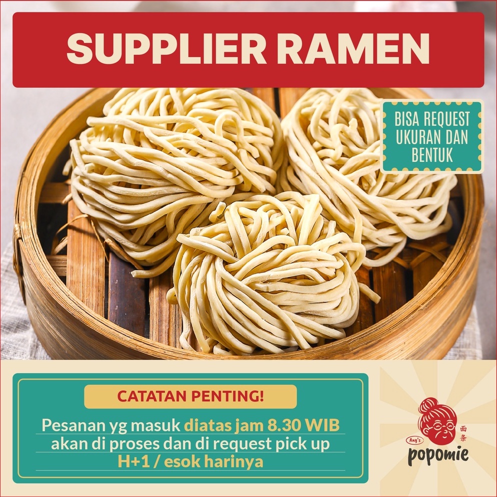 

Kejutan disini Mie Ramen mentah