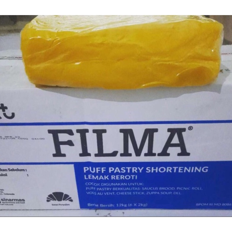 

Paling iari KRSVET SHRTENING Puff Pastry Filma Shrtening Margarine Repak 5 Gram Mentega 95