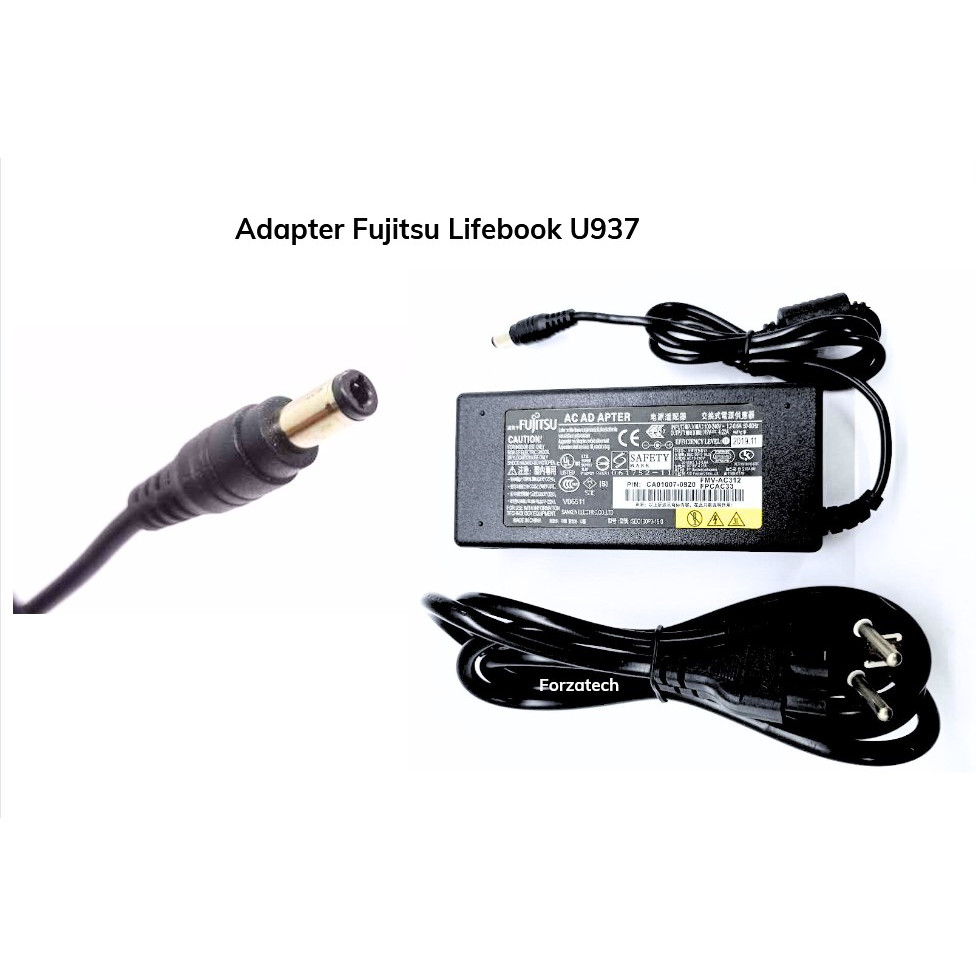 Adapter Charger Casan 80W Fit Laptop Fujitsu Lifebook U937 New Bergaransi 3 Bulan
