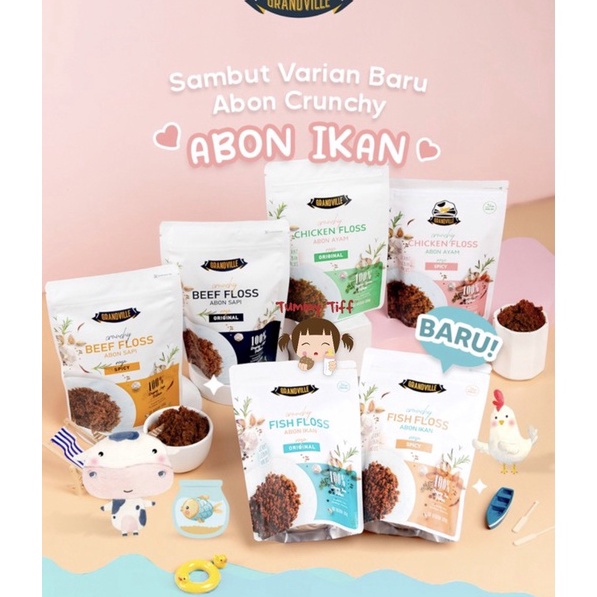 

Harga Kompetitif Grandville abon Original abon anak No MSG halal mpasi Penambah Nafsu Makan BB Booster MPASI Bayi Anti GTM abon bayi non pengawet