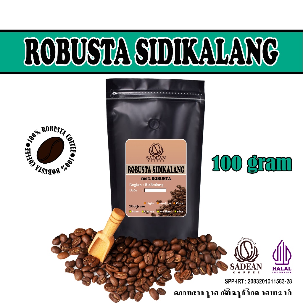 

Kopi Robusta Sidikalang Sumatera 100gr