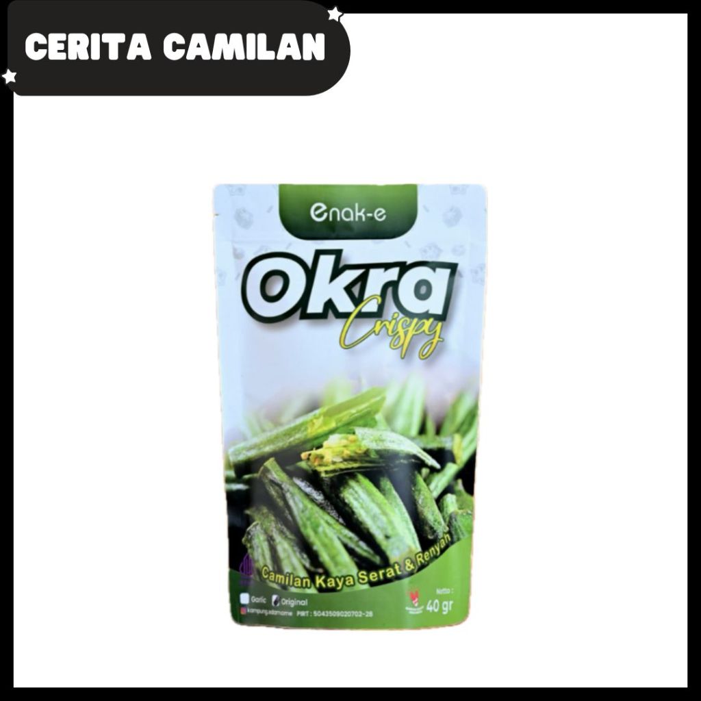 

Okra Crispy Enake 40 gram
