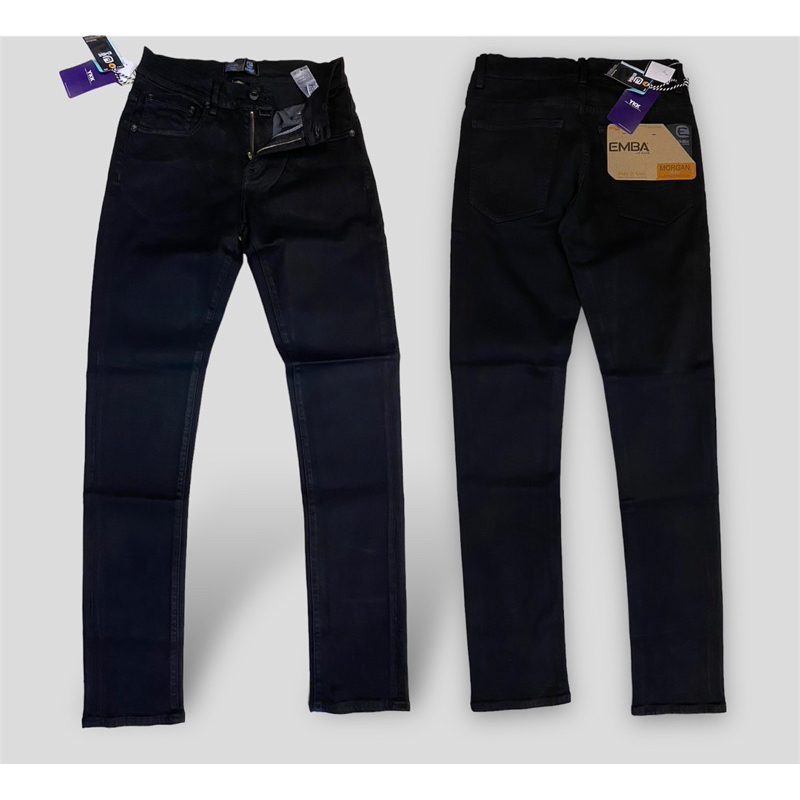 celana panjang hitam .CELANA EMBA | EMBA JEANS