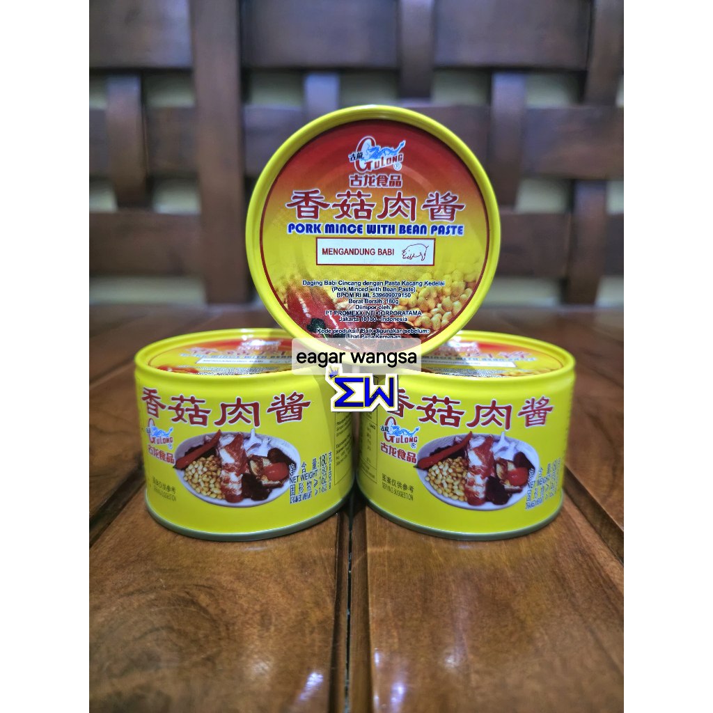 

Gulong Pork Mince with Bean Paste / Bakciu / Bakcio 180 gram