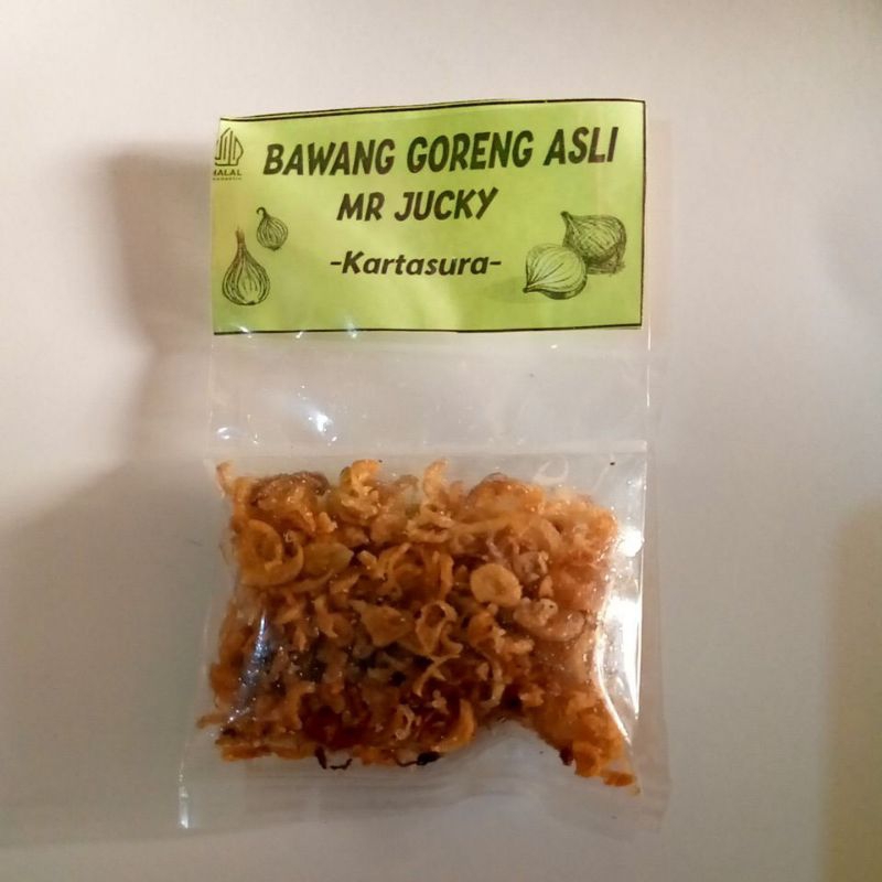 

Bawang merah goreng Asli Mr Jucky 13 gr