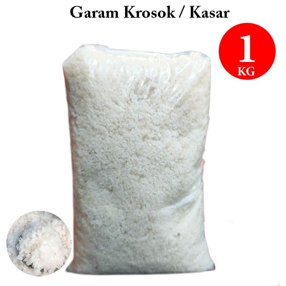 

GARAM KASAR / GARAM KROSOK 1 KG / GARAM INDUSTRI ANEKA PANGAN 1KG