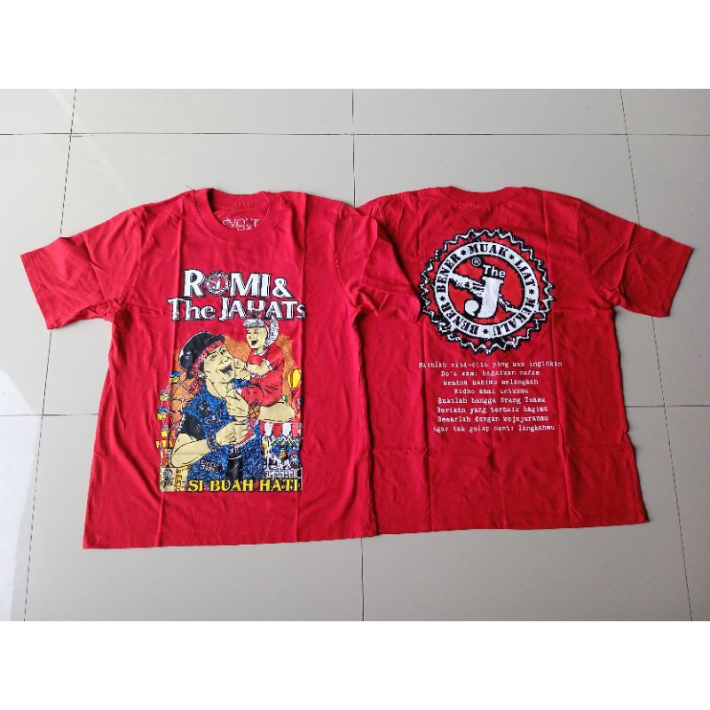 Kaos ROMI & THE JAHATS (SIBUAH HATI MERAH)