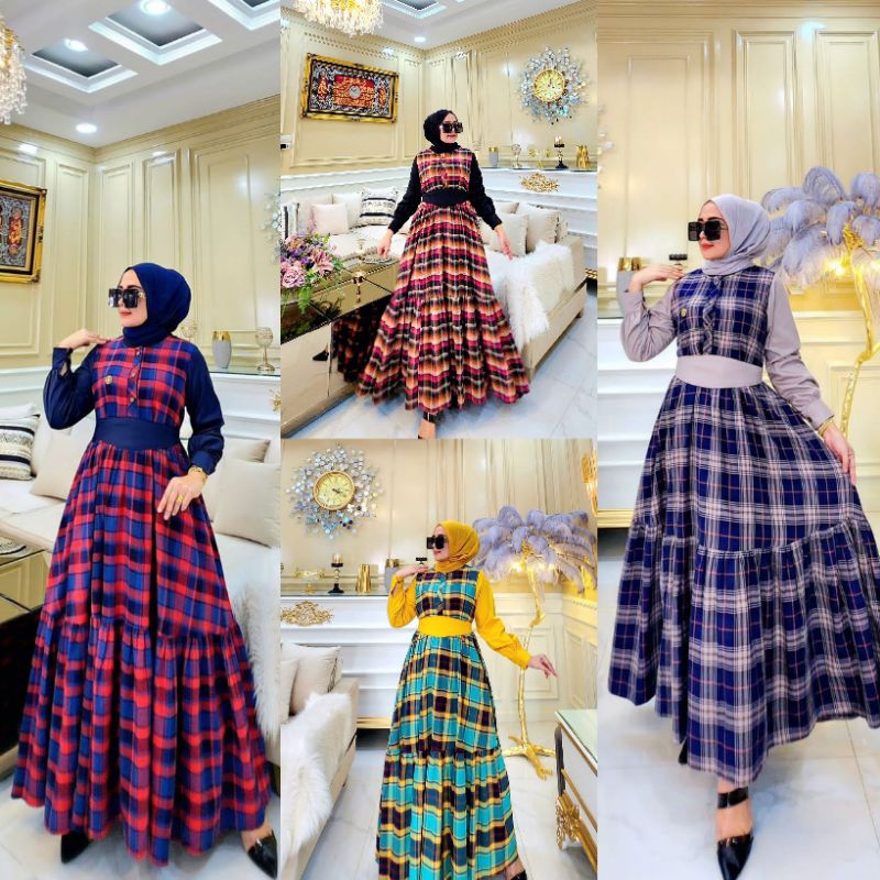 New ready nayla midi dress by fadiyah best seller