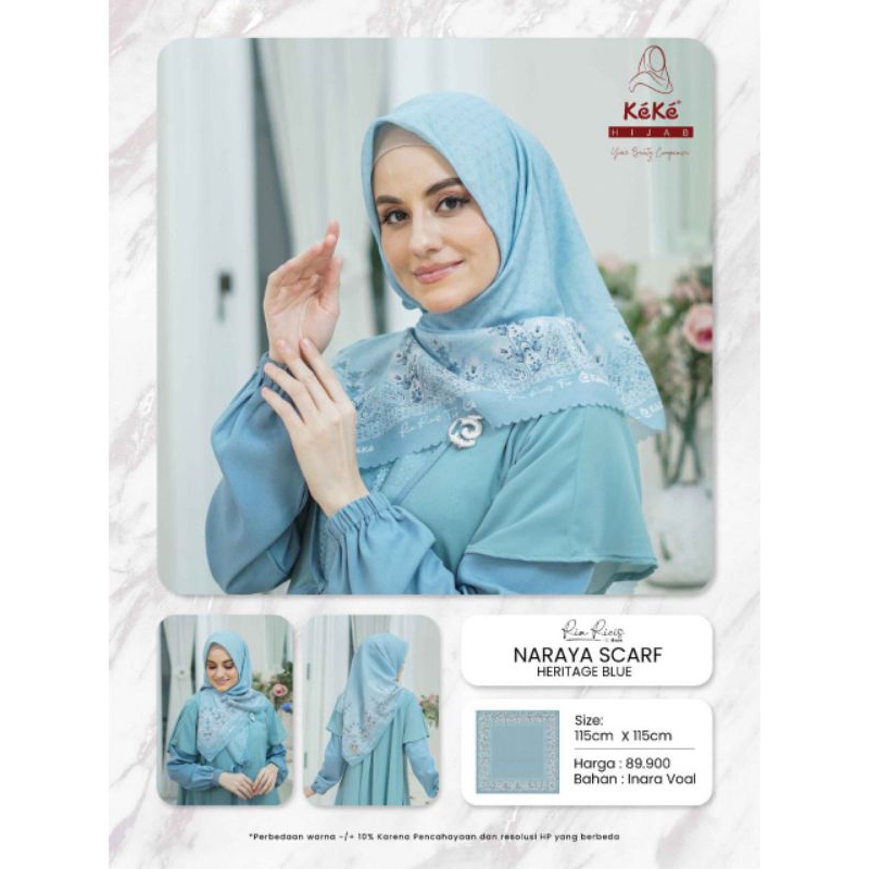 Naraya scarf blue