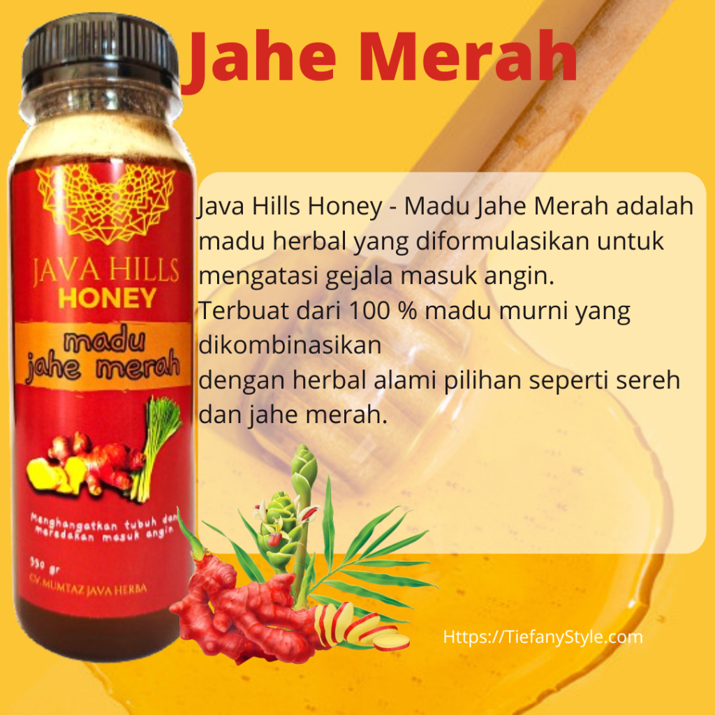 

java hills premium Madu dari lebah apis - Jahe Merah