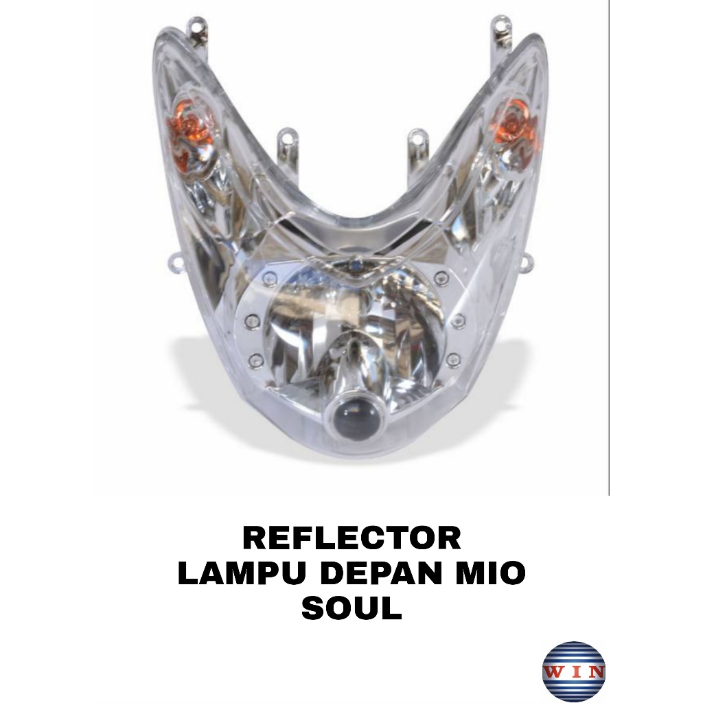 LAMPU DEPAN MIO SOUL KARBU / HEAD LAMP MIO SOUL / REFLECTOR LAMPU DEPAN MIO SOUL