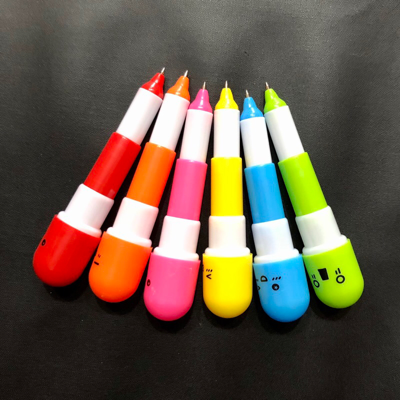 

Pulpen Emoticon Vitamin Pena Kapsul Stationary Souvenir Pernikahan kurnia kado