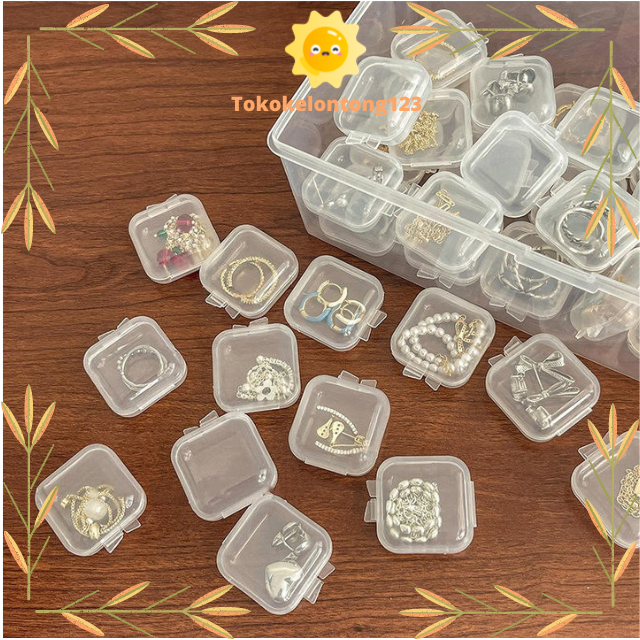 Kotak MINI penyimpanan serbaguna/Tempat perhiasan aksesoris kecil/kotak obat kecil