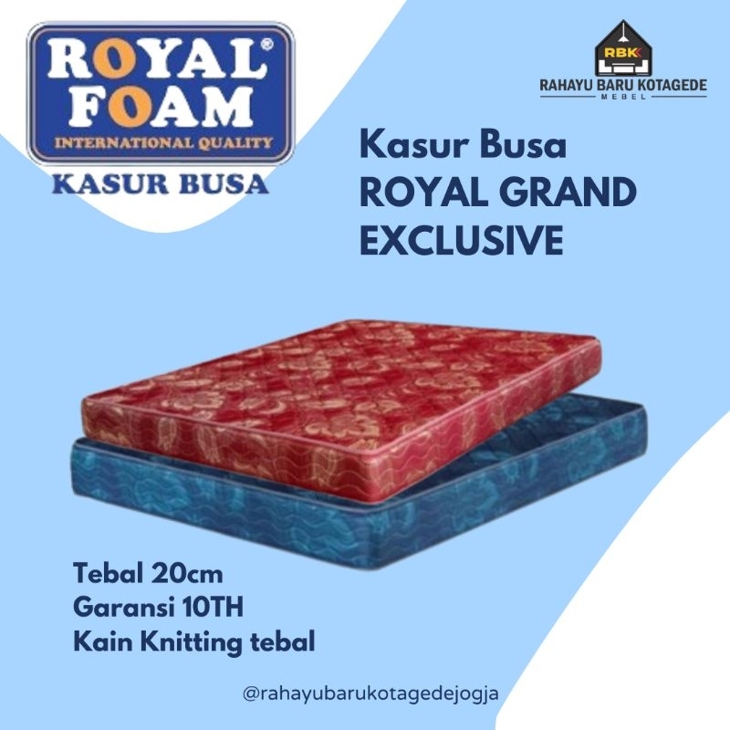 PROMO Kasur Busa Royal Grand Exclusive 90x200 Royal Foam kasur saja kasur busa murah Jogja