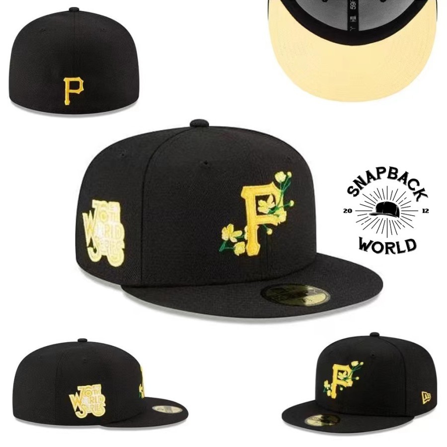 World Series Pirates Pitsburgh Fitted Cap hats topi