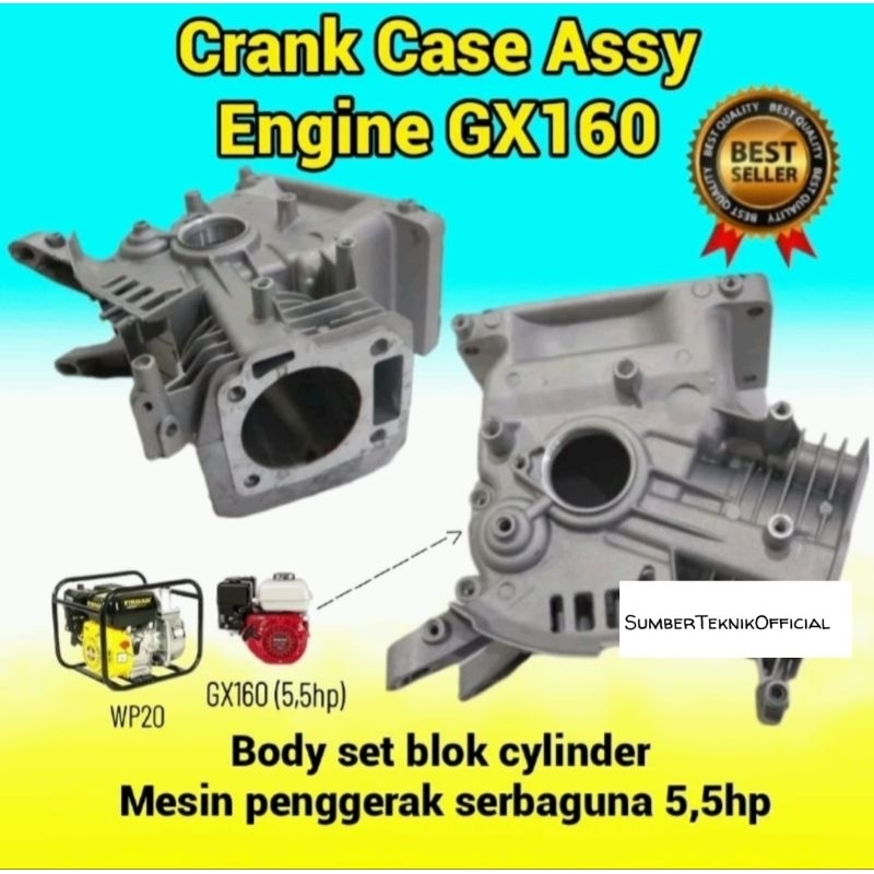 Cylinder Blok / Crank Case Assy Honda GX 160 GX160 & GX 200 GX200