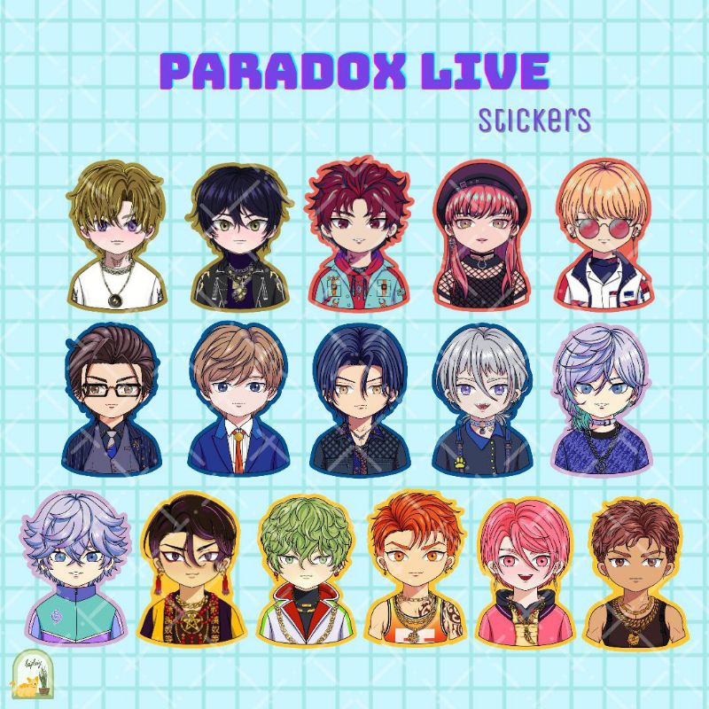 

[Leifleiy] Paradox Live Stickers - Fanmerch