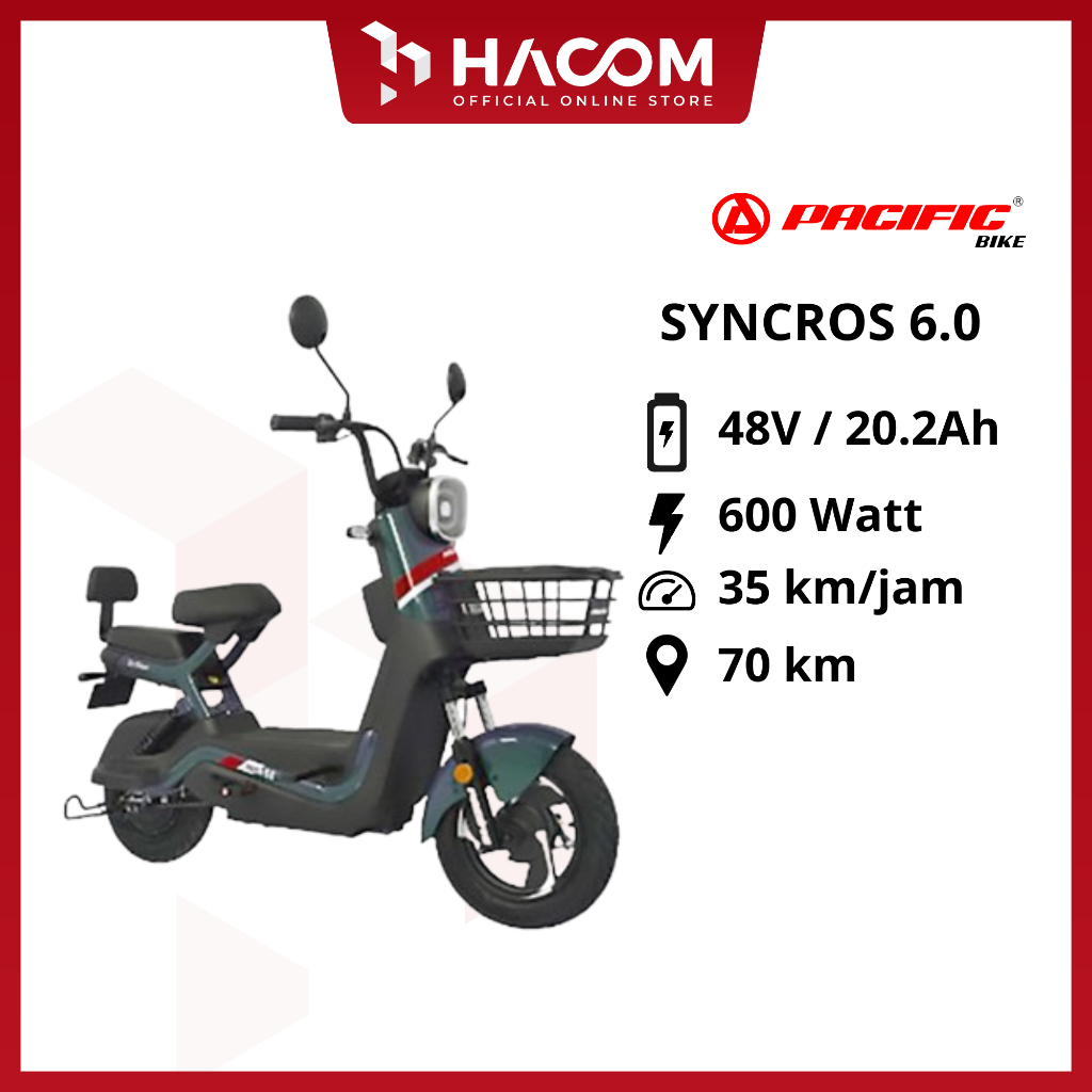 Sepeda Listrik PACIFIC SYNCROS 6.0 600watt