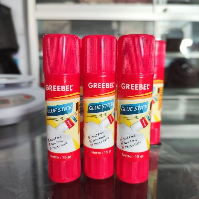 

(3pcs) Gluestik greebel /Lem stik / lem kertas greebel 15 gram