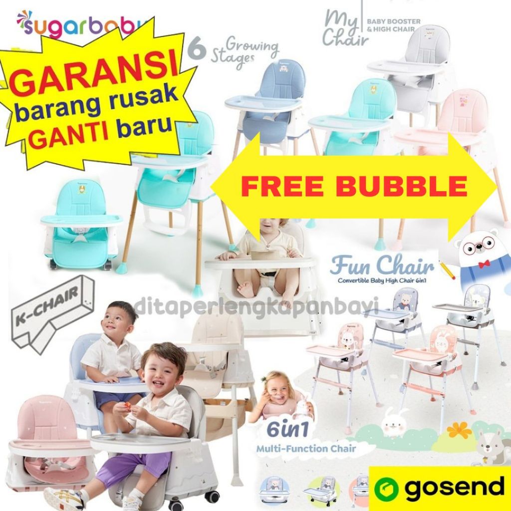 Sugarbaby My Chair (Baby Booster & High Chair) : 6 Growing Stages KURSI MAKAN BAYI SUGAR BABY MY CHA