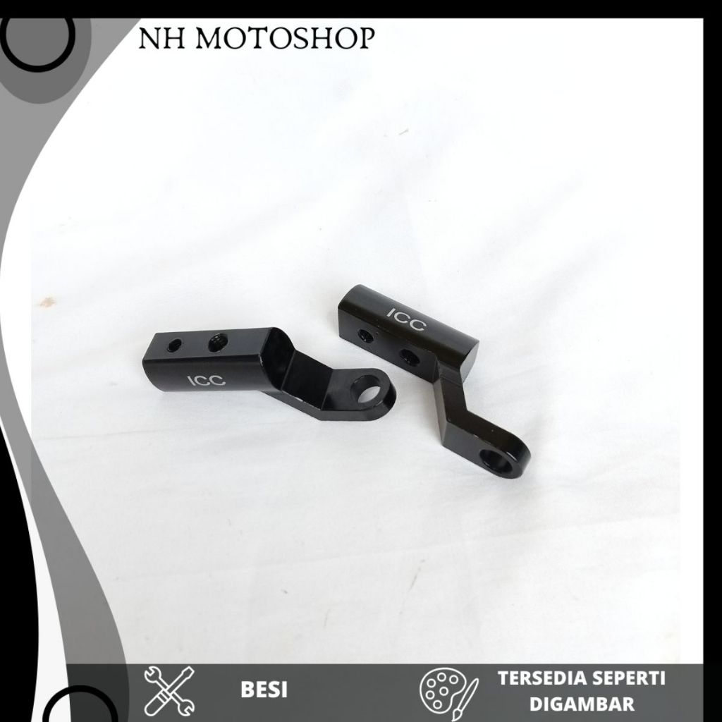 BREKET SPION DUDUKAN LAMPU TEMBAK SOROT LED UNTUK SEMUA MOTOR