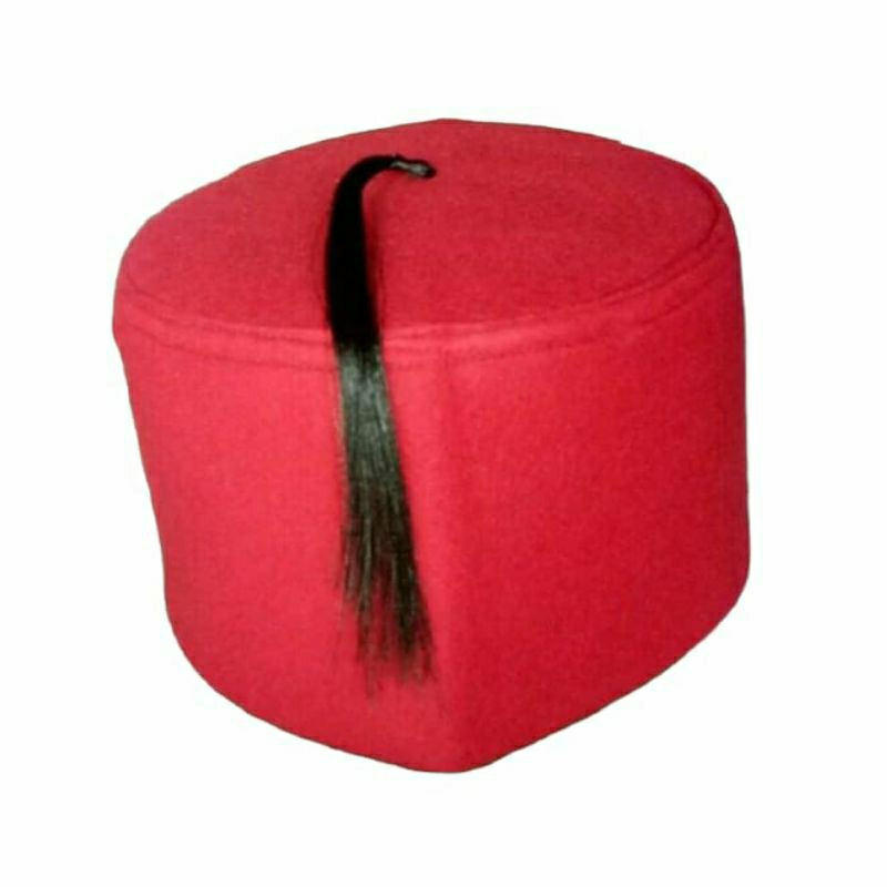 PECI SUFI TURKI FES TARBUS OTTOMAN MODEL RAMBUT MERAH CABAI MARUN HIJAU