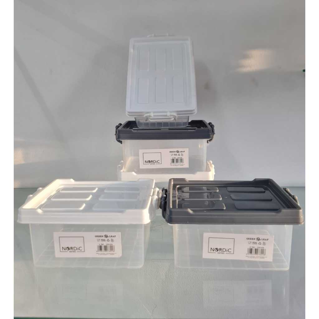 Box Container / Box Tempat Penyimpanan Q-Seven 1,7 Liter 7801 Green Leaf