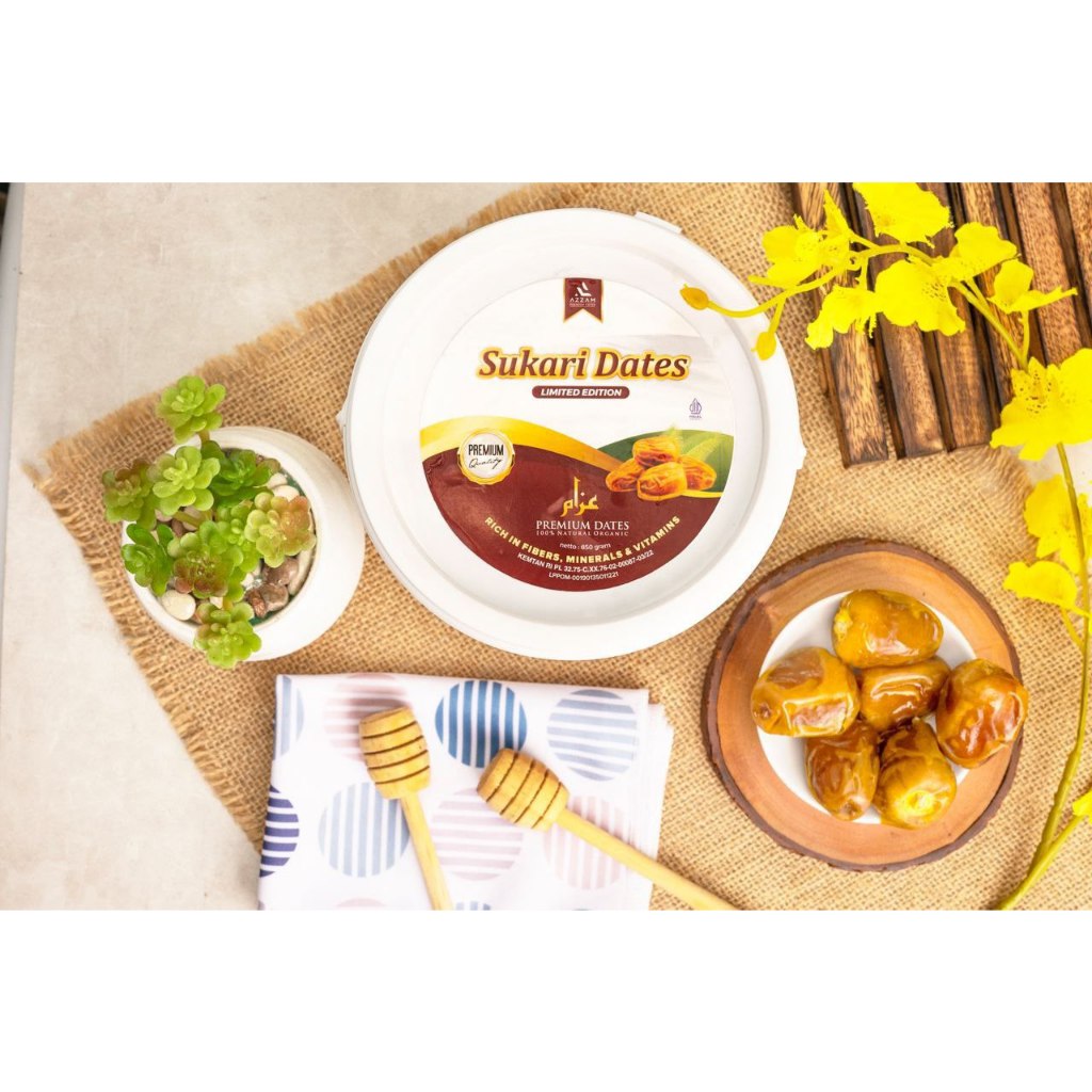 

Kurma Sukari Azzam Ember Isi 850gr Super Premium Quality