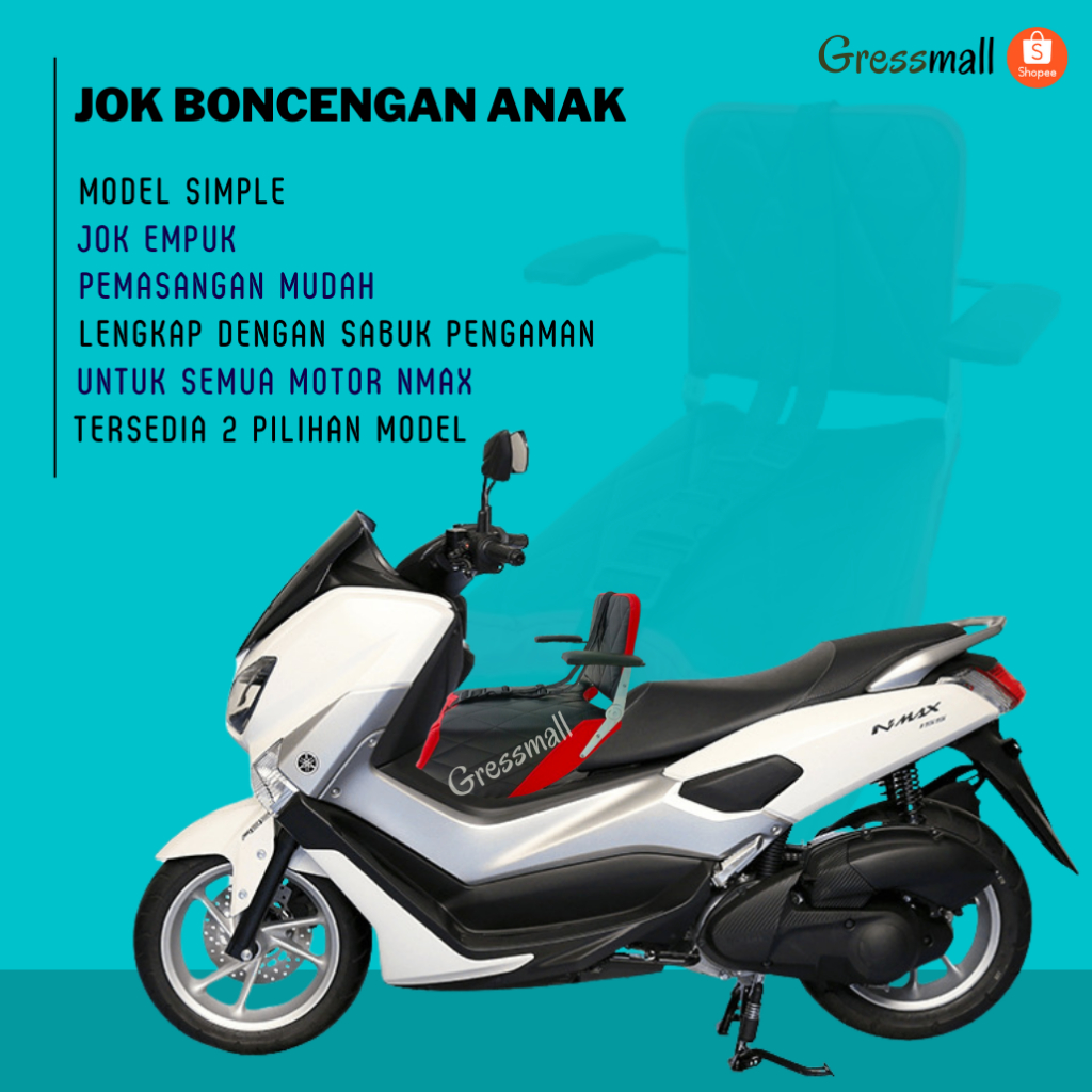 Jok Boncengan Anak untuk motor ALL NMAX / Jok Kursi Boncengan NMAX