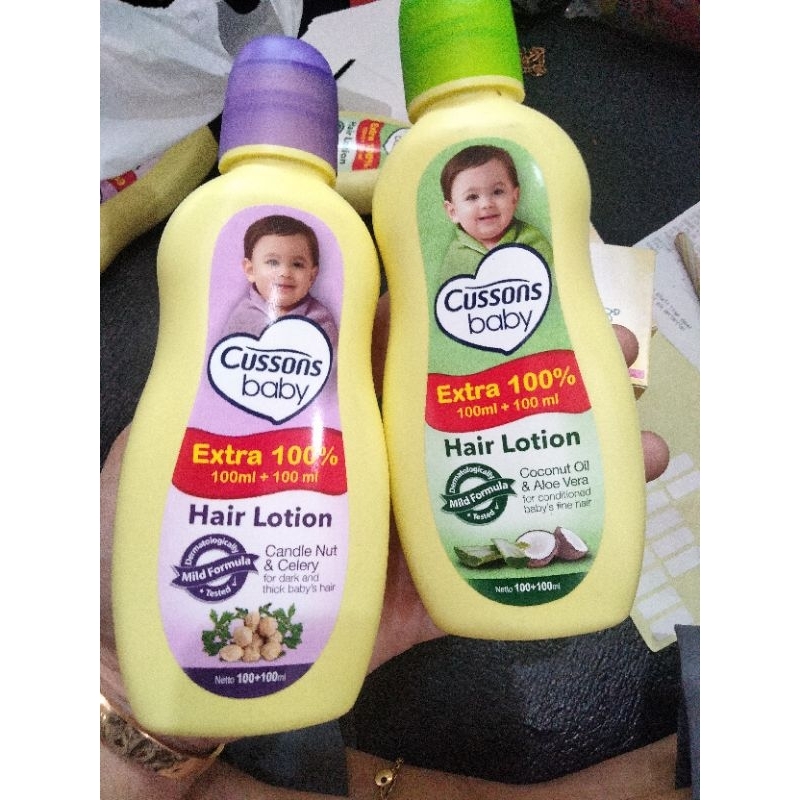 Cussons baby hair lotion