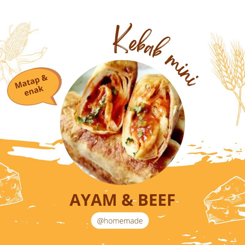 

kebab frozen Premium isi 10pcs