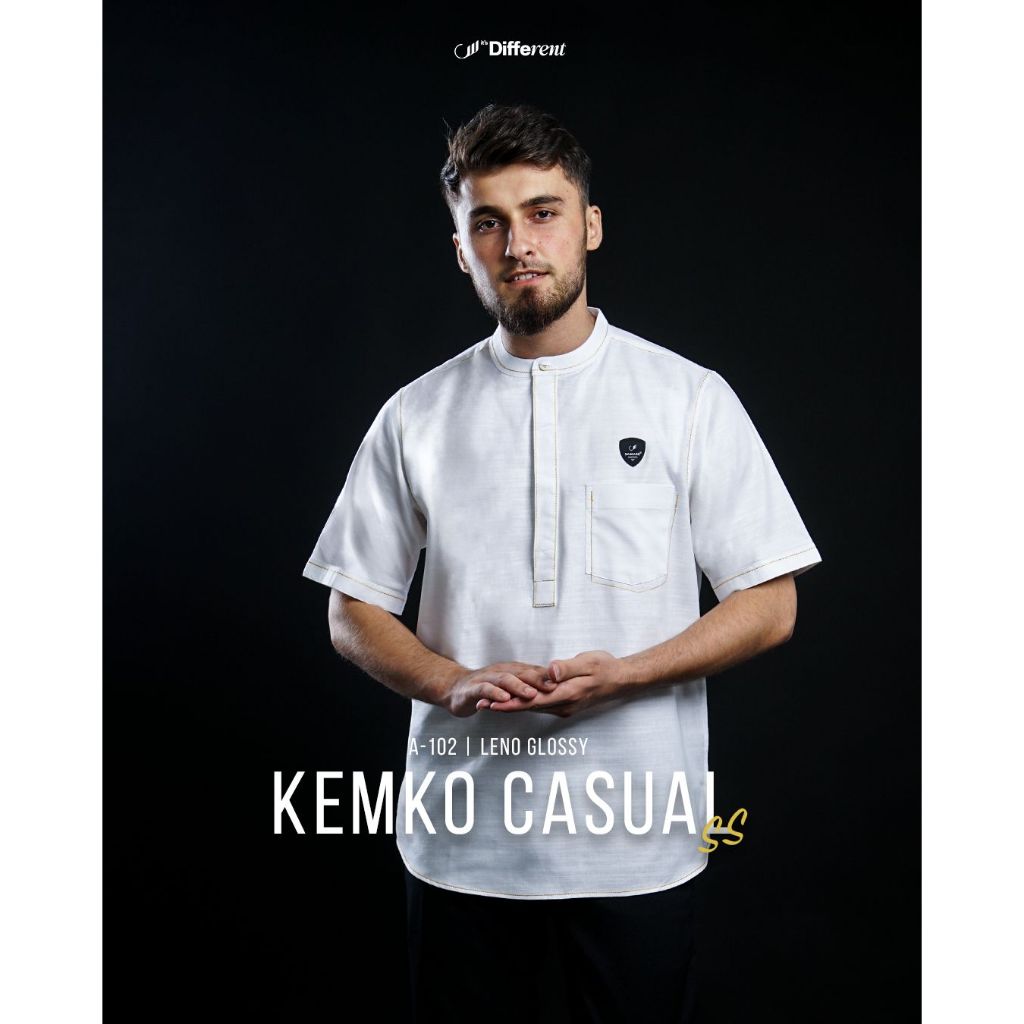 SAMASE BAJU KOKO A102 KEMEJA KEMKO PENDEK