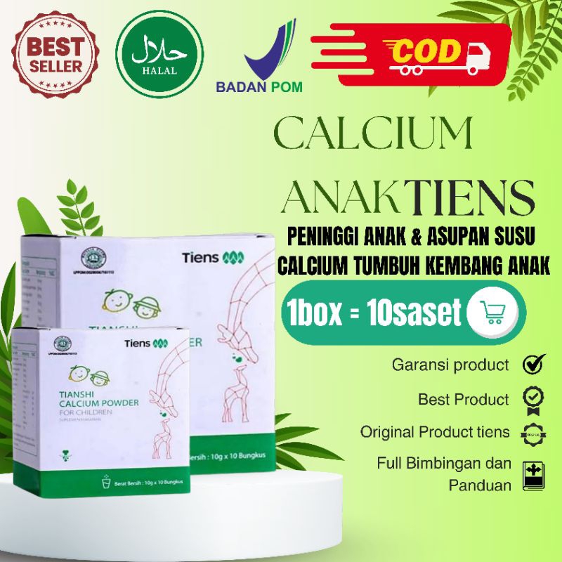 CALCIUM ANAK TIENS CALCIUM KECERDASAN TIENS SOLUSI TUMBUH KEMBANG ANAK