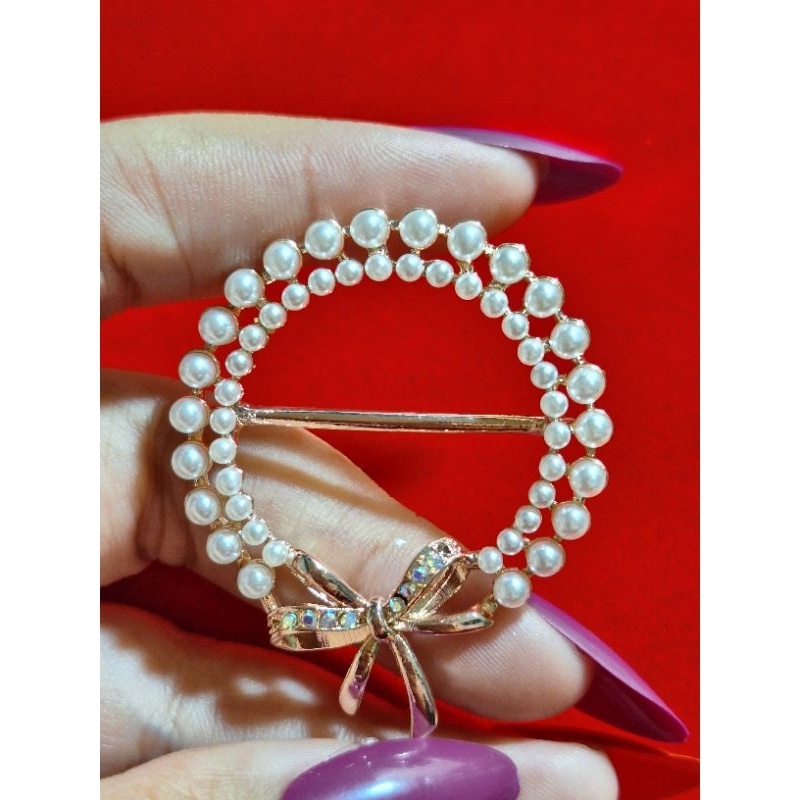 gesper hijab/gesper mutiara