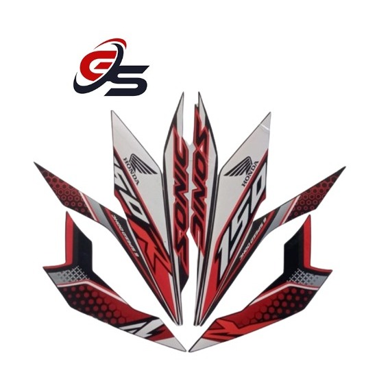 Stiker Striping Honda SONIC 150R 2018 - List Stiker Standar SONIC 150R 2018 - Striping Standar SONIC
