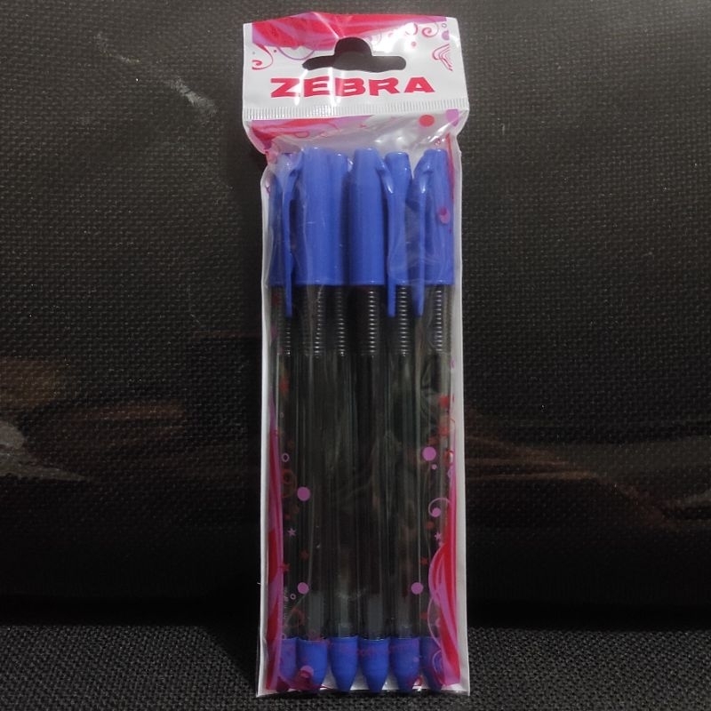 

1 Pack isi 6 Pcs Bolpoin Pulpen Pena Zebra Piccolo